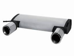 Audi TT Remus Rear Silencer with Left & Right each Exhaust Tip - Round - 045299 0580TD