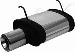 Honda S2000 Remus Rear Silencer - Left Side with Exhaust Tip - Round - 258599 0580TDL