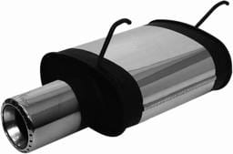 Honda S2000 Remus Rear Silencer - Right Side with Exhaust Tip - Round - 258599 0580TDR