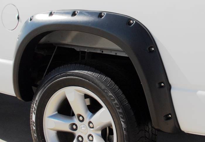 Dodge Ram Prestige Rear Pair RX Rivet Style Standard Fender Flare Set - RX203SB thumbnail 3
