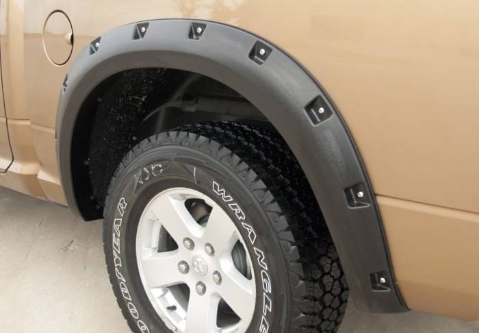 Dodge Ram Prestige Rear Pair RX Rivet Style Standard Fender Flare Set - RX204SB thumbnail 3