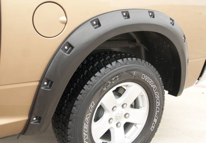 Dodge Ram Prestige Front Pair RX Rivet Style Textured Fender Flare Set - RX204TA thumbnail 2