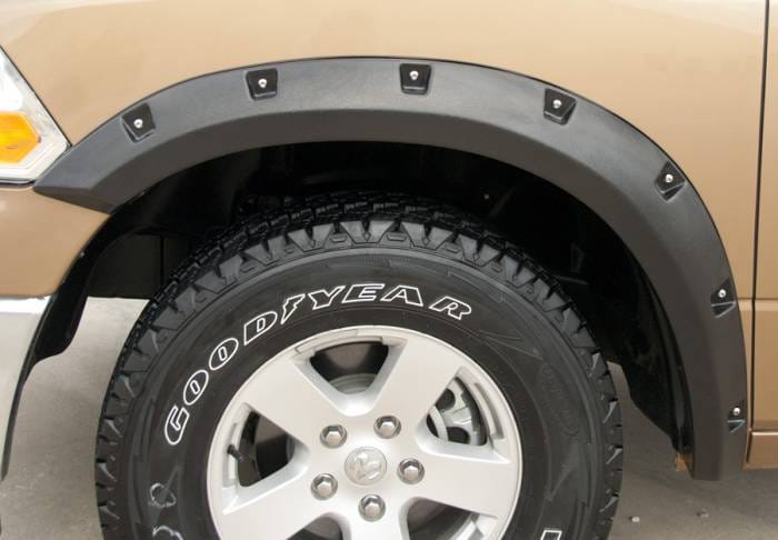 Dodge Ram Prestige Front Pair RX Rivet Style Textured Fender Flare Set - RX204TA thumbnail 3