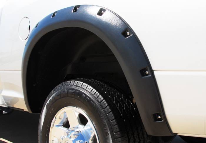 Dodge Ram Prestige Rear Pair RX Rivet Style Standard Fender Flare Set - RX205SB thumbnail 3