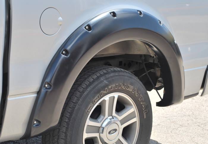 Ford F150 Prestige Rear Pair RX Rivet Style Standard Fender Flare Set - RX310SB thumbnail 3