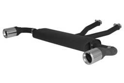 Audi Q7 Remus Duplix Rear Silencer with Left with Right Sides with Exhaust Tip - Round - Turbo Design - 049106 1580TD