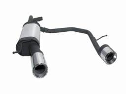 Audi TT Remus Rear Silencer with Left & Right each Exhaust Tip - Round - 045099 1580TD