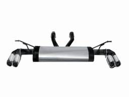 Porsche Cayenne Remus Duplix Rear Silencer with Left with Right Sides with Dual Exhaust Tips - Round - Turbo Design - 689203 1572TD