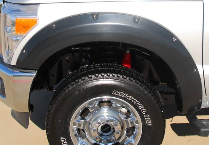Ford F250 Prestige Complete RX Rivet Style Textured Fender Flare Set - RX314T thumbnail 3