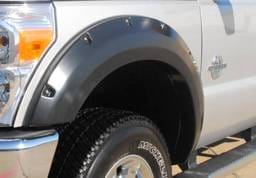 Ford F250 Prestige Front Pair RX Rivet Style Textured Fender Flare Set - RX314TA