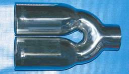 Razzi Fake Exhaust Extension Tip Kit - Stainless Steel - 196-2SS-0095