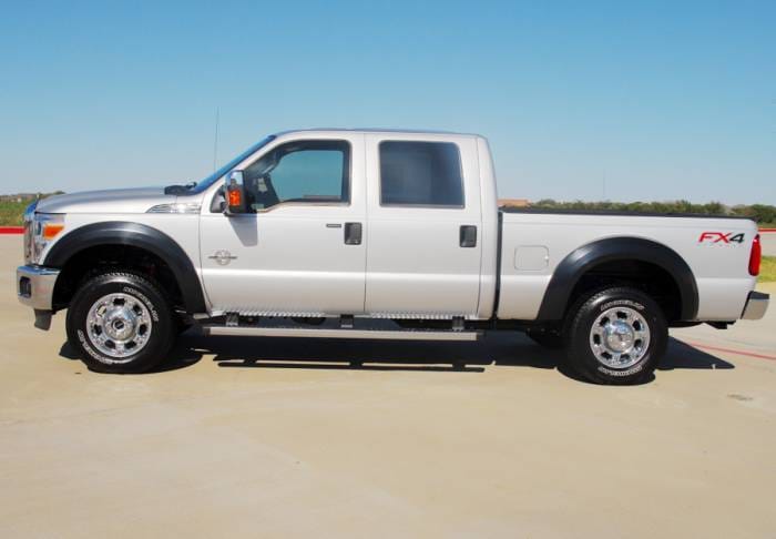 Ford F250 Prestige Rear Pair RX Rivet Style Textured Fender Flare Set - RX314TB thumbnail 4