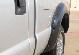 Ford F350 Prestige Rear Pair RX Rivet Style Textured Fender Flare Set - RX314TB