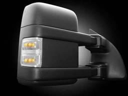 Recon LED Side Mirror Lenses with Amber Signals and Clear Lens - 2PC - 264140CL