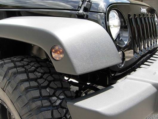 Jeep Wrangler Recon Round Front Fender Lenses with Amber LED - Smoked Lens - 264135BK thumbnail 2