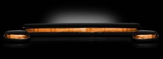 Chevrolet Silverado Recon Amber Cab Roof Light Lens with Amber LED - 3PC - 264156AM