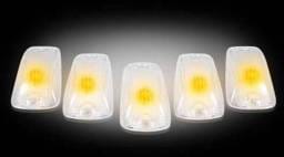Recon Clear Cab Lens with Amber Xenon Bulbs - 5PC - 264159CL