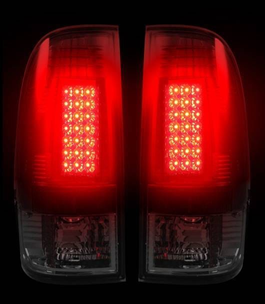Ford Superduty Recon LED Taillights - Dark Red Smoked Lens - 264176RBK thumbnail 2