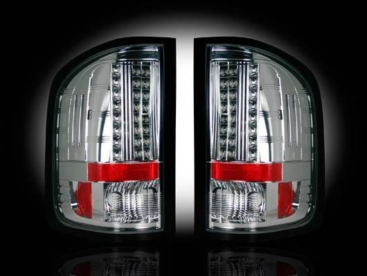 Chevrolet Silverado Recon LED Taillights - Clear Lens - 264175CL