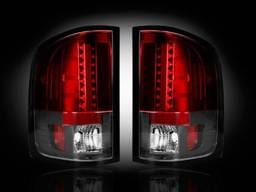Chevrolet Silverado Recon LED Taillights - Red Lens - 264175RD