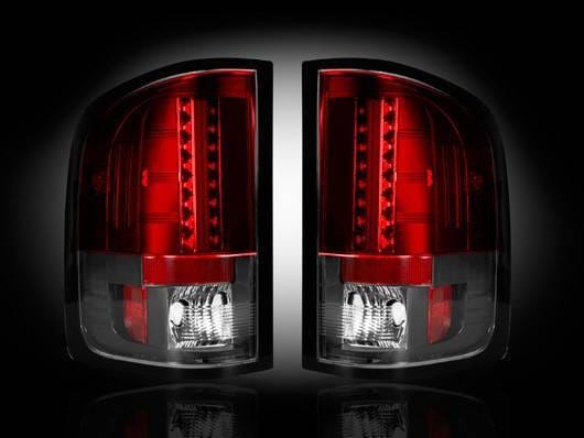 Chevrolet Silverado Recon LED Taillights - Red Lens - 264175RD