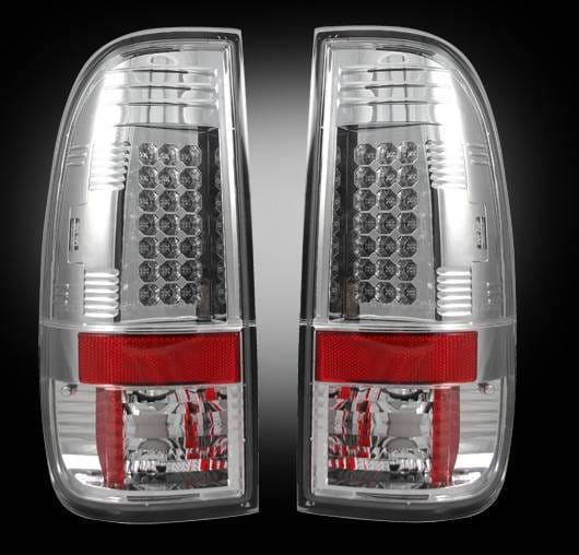 Ford Superduty Recon LED Taillights - Clear Lens - 264176CL