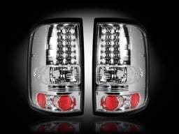 Ford F150 Recon Straight Side LED Taillights - Clear Lens - 264178CL