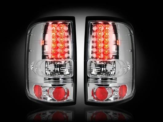 Ford F150 Recon Straight Side LED Taillights - Clear Lens - 264178CL thumbnail 2