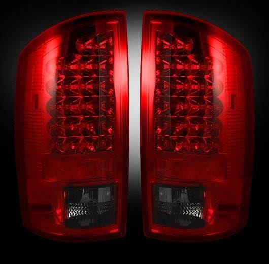 Dodge Ram Recon LED Taillights - Dark Red Smoked Lens - 264179RBK