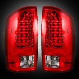 Dodge Ram Recon LED Taillights - Red Lens - 264179RD
