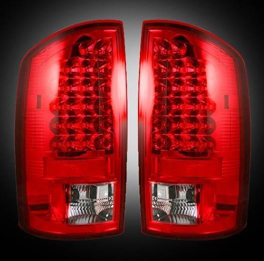 Dodge Ram Recon LED Taillights - Red Lens - 264179RD