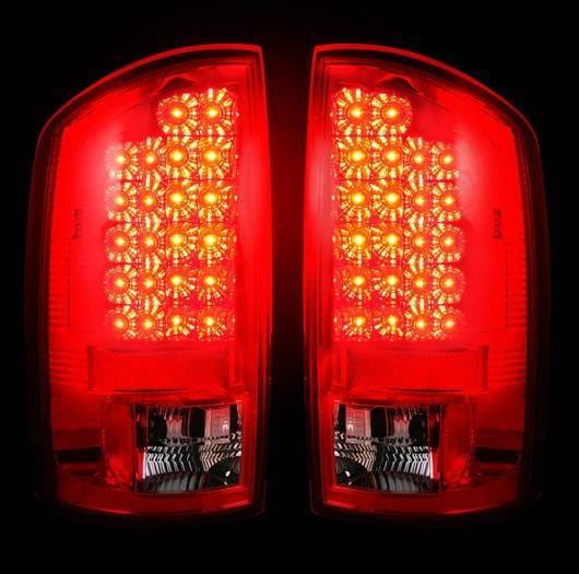 Dodge Ram Recon LED Taillights - Red Lens - 264179RD thumbnail 2