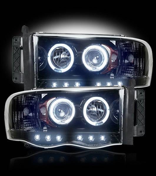 Dodge Ram Recon Projector Headlights - 264191BK thumbnail 2