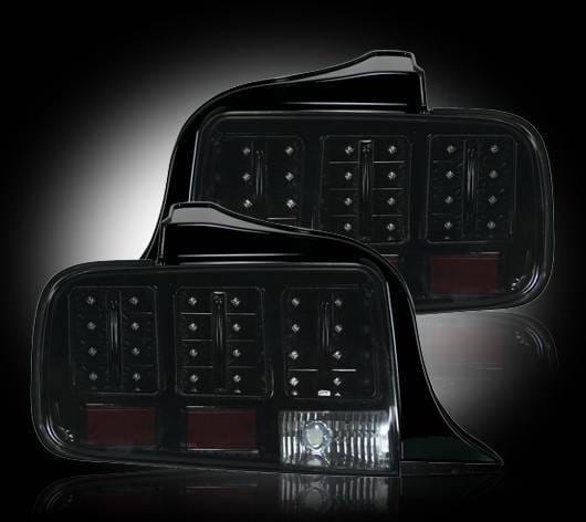 Ford Mustang Recon LED Taillights - 264187BK