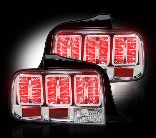 Ford Mustang Recon LED Taillights - 264187CL thumbnail 2