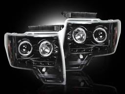 Ford F150 Recon Projector Headlights - 264190BK