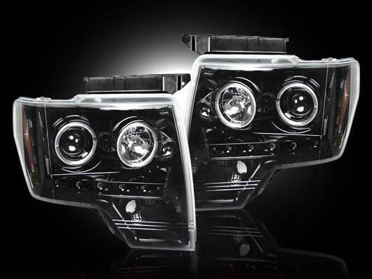 Ford F150 Recon Projector Headlights - 264190BK