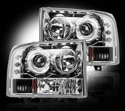 Ford Superduty F350 DRW Recon Projector Headlights - 264192CL