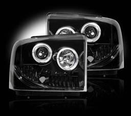 Ford Superduty F350 DRW Recon Projector Headlights - 264193BK