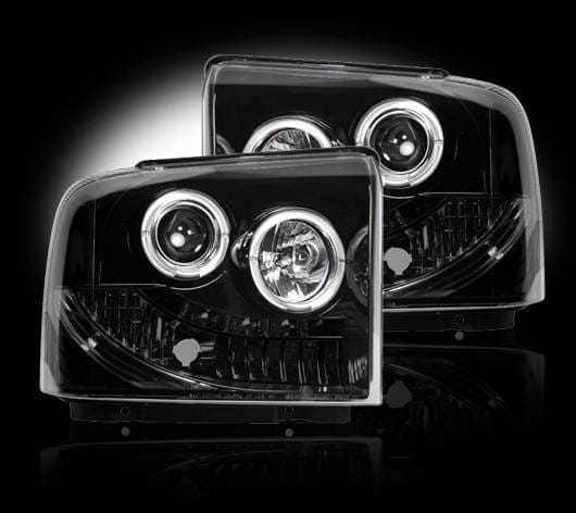 Ford Superduty F350 DRW Recon Projector Headlights - 264193BK