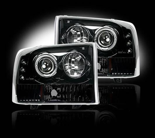 Ford F550 Recon Projector Headlights - 264192BK