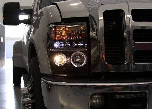 Ford Superduty F350 DRW Recon Projector Headlights - 264196BK thumbnail 3