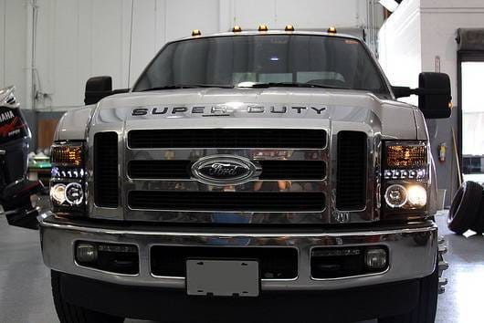 Ford Superduty F350 DRW Recon Projector Headlights - 264196BK thumbnail 4