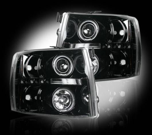 Chevrolet Silverado Recon Projector Headlights - 264195BK
