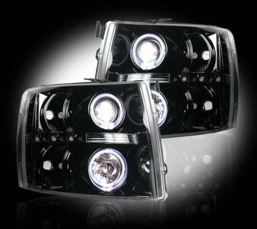 Chevrolet Silverado Recon Projector Headlights - 264195BK thumbnail 2