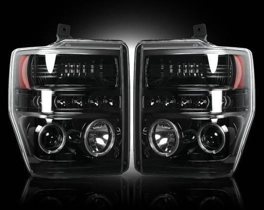 Ford Superduty F250 Recon Projector Headlights - 264196BK
