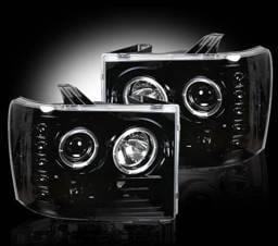 GMC Sierra Recon Projector Headlights - 264271BK