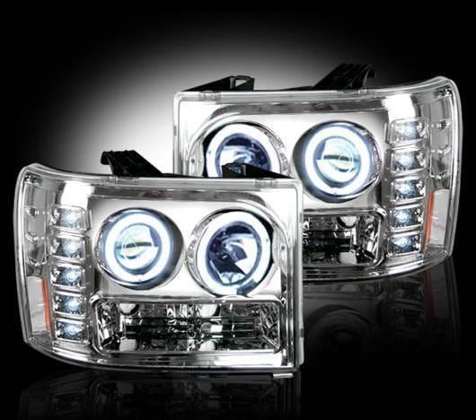 GMC Sierra Recon Projector Headlights - 264271CL thumbnail 2