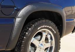 Chevrolet Silverado Prestige Rear Pair SX Street Style Textured Fender Flare Set - SX103TB