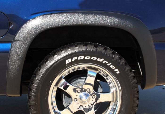Chevrolet Silverado Prestige Rear Pair SX Street Style Textured Fender Flare Set - SX103TB thumbnail 2